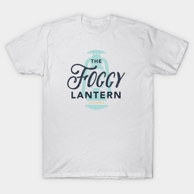 The Foggy Lantern - Sleek Logo T-Shirt by Big Sur California 